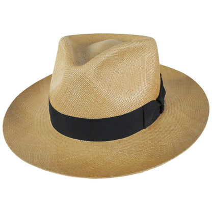 Jaxon Hats | Slicker Grade 8 Panama Straw Fedora Hat | 127151 | lead | SAGE