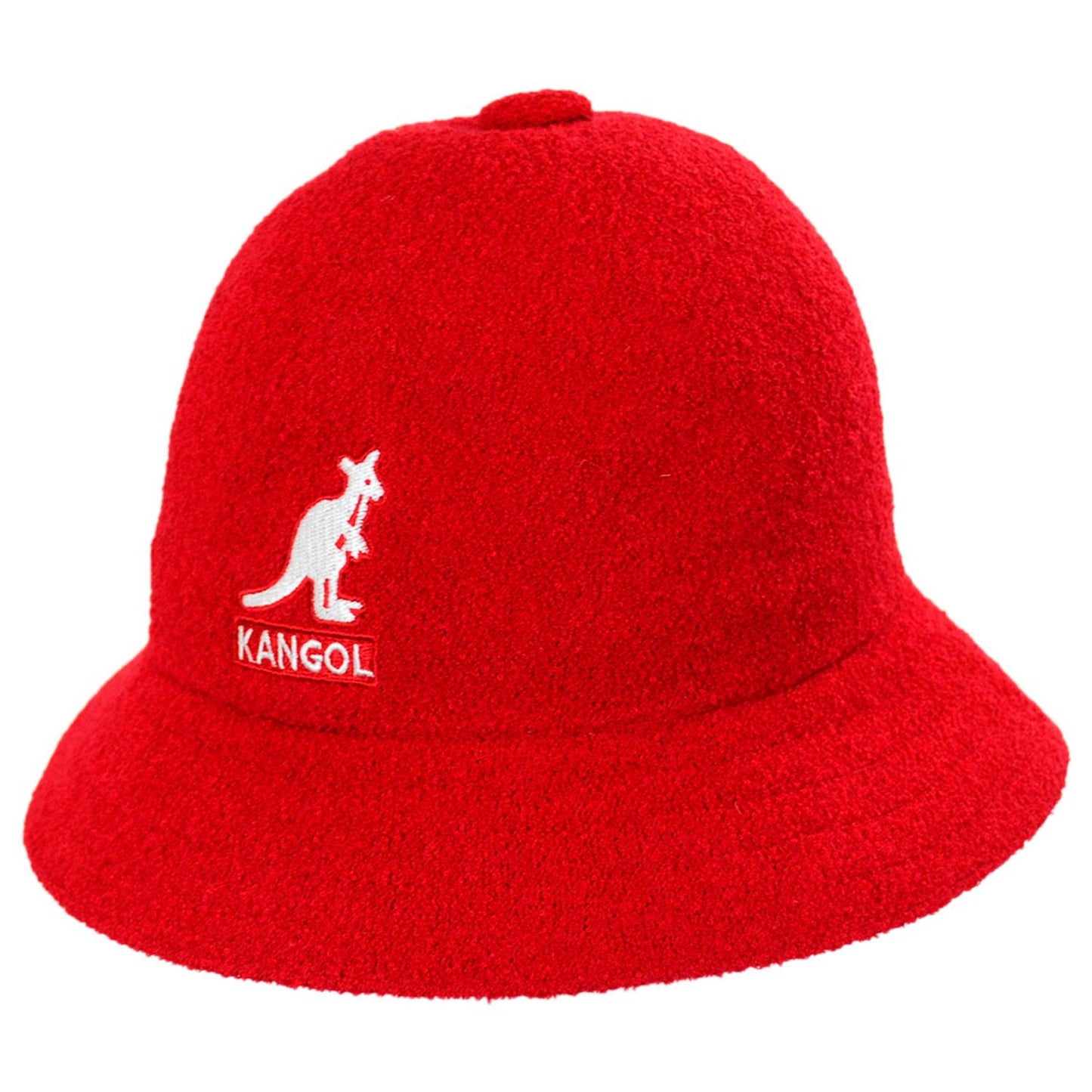 Kangol | Big Logo Casual Bucket Hat - Scarlet Red | 185756S | lead | SCARLET
