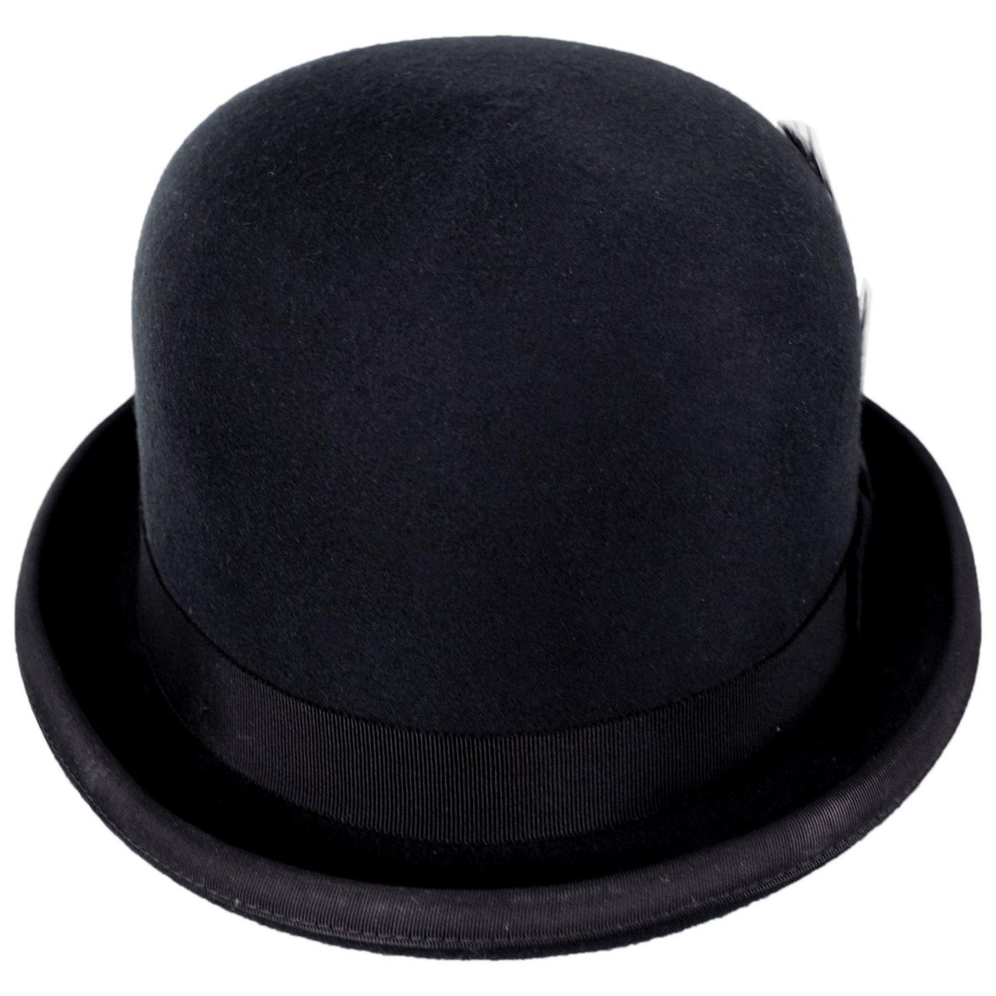 Bailey 1922 | Heritage Harker Wool Felt Bowler Hat | 130032 | front | BLACK