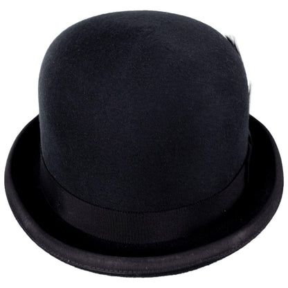 Bailey 1922 | Heritage Harker Wool Felt Bowler Hat | 130032 | front | BLACK