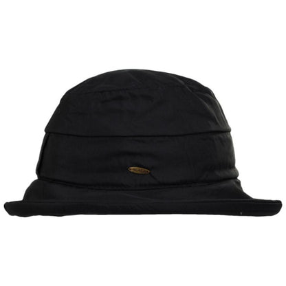 Scala | Hanover Cloche Rain Hat | 106408 | profile | BLACK