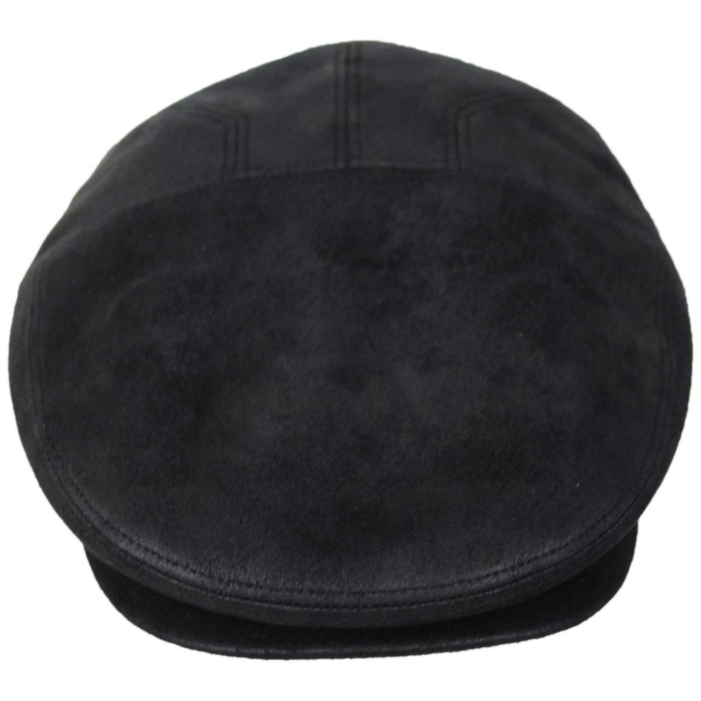 Henschel | Ultra Faux Suede Ivy Cap | 160418 | front | BLACK