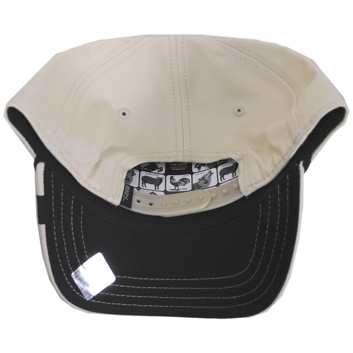 Goorin Bros | Rooster 100 Trucker Snapback Baseball Cap | 200644 | under | CREAM