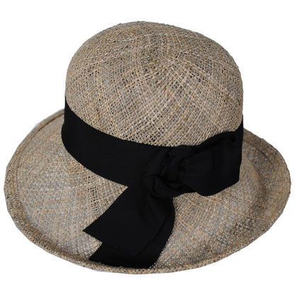 Kathy Jeanne | Fine Seagrass Straw Roller Sun Hat | 100725 | profile | SEAGRASS