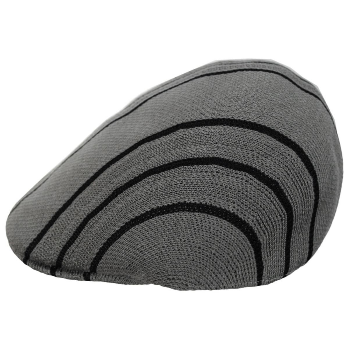 Kangol | Don Stripe 507 Knit Ivy Cap | 161029 | profile | WARM GREY