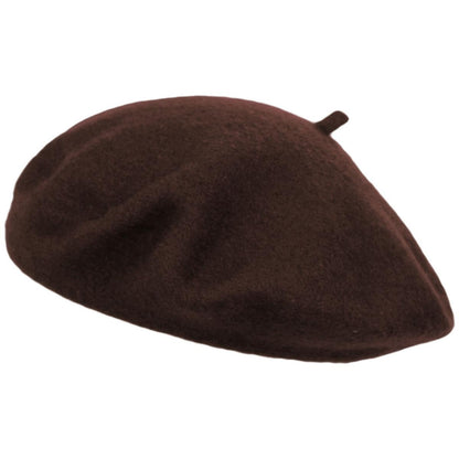 Village Hat Shop | Wholesale Wool Fashion Beret B2B Pre-Pack | B2B152500 | lead | BROWN