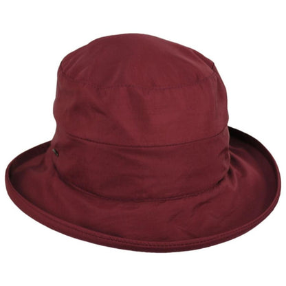 Scala | Hanover Cloche Rain Hat | 106408 | lead | RED