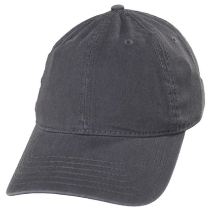 Otto | LoPro Washed Cotton Twill Strapback Baseball Cap Dad Hat | 201407 | lead | CHARCOAL