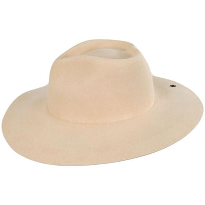 Peter Grimm | Amore Heart Wool Felt Fedora Hat | 125950 | profile | CREAM