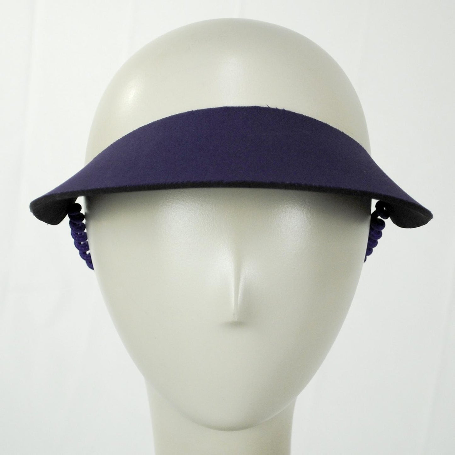 The Incredible Sunvisor | Springlace Solid Sunvisor | 196351 | front | PURPLE