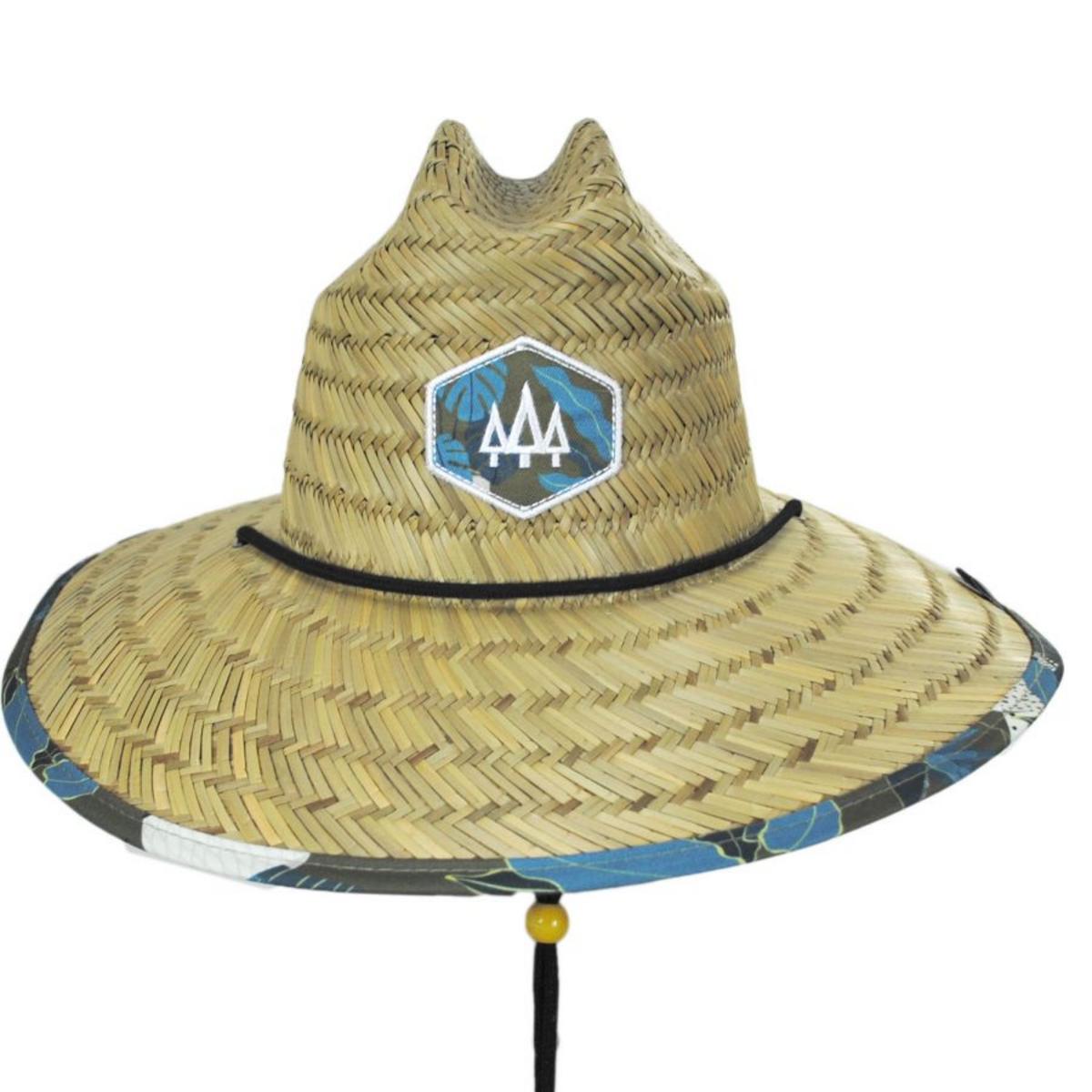 Hemlock Hat Co. | Sprout Straw Lifeguard Hat | 129564 | front | TAN