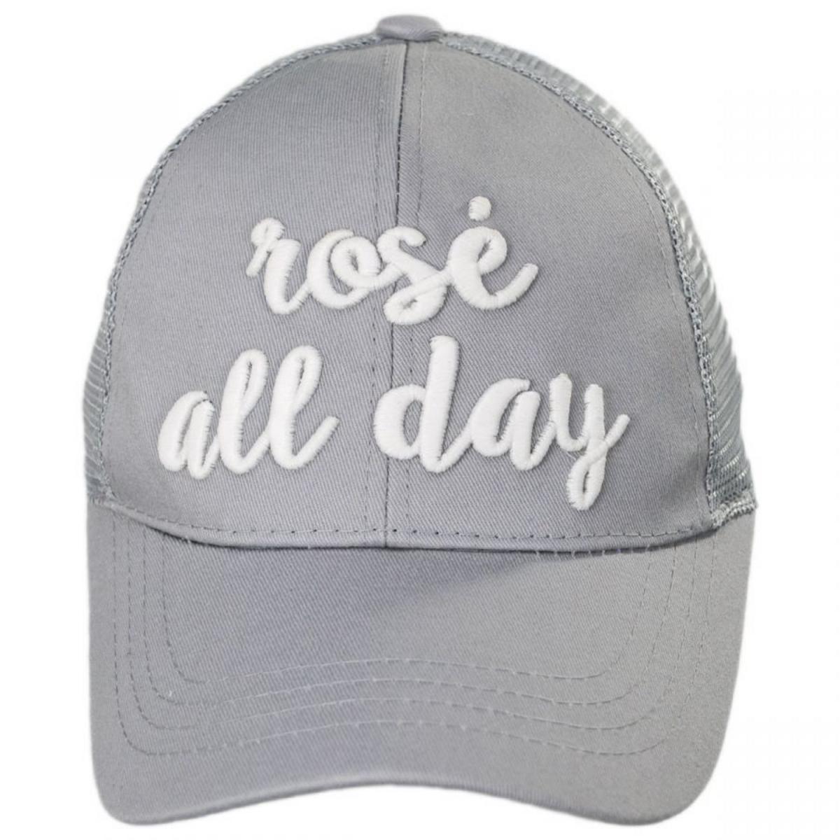 High Ponytail Rose All Day Mesh Adjustable Baseball Cap
