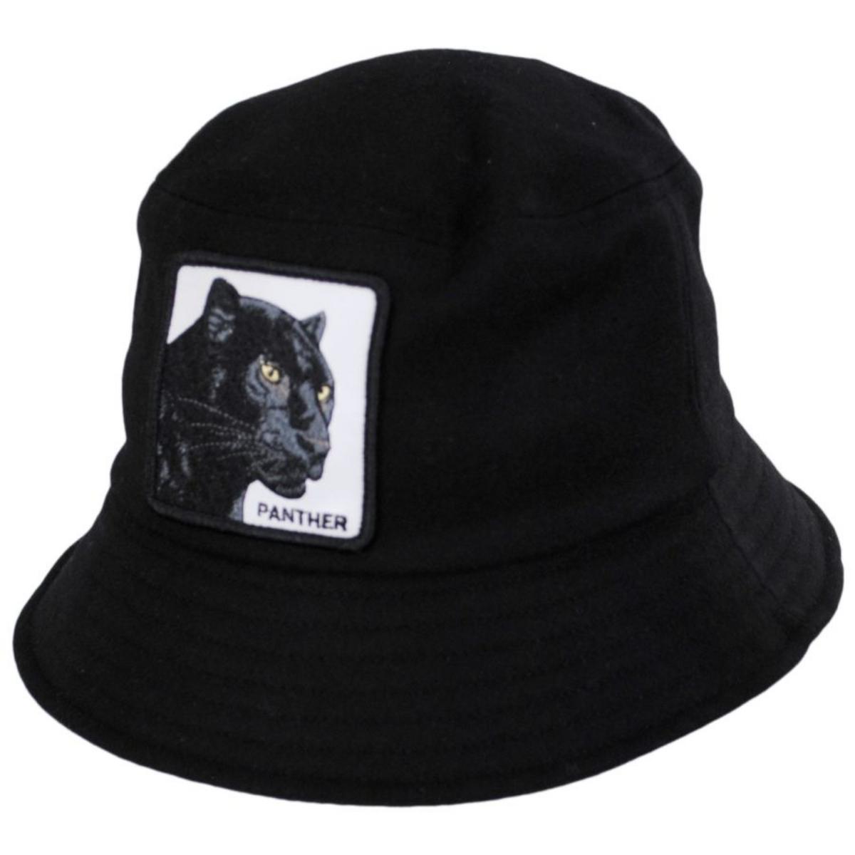 Goorin Bros | Panther Heat Wool Blend Bucket Hat | 187512 | lead | BLACK