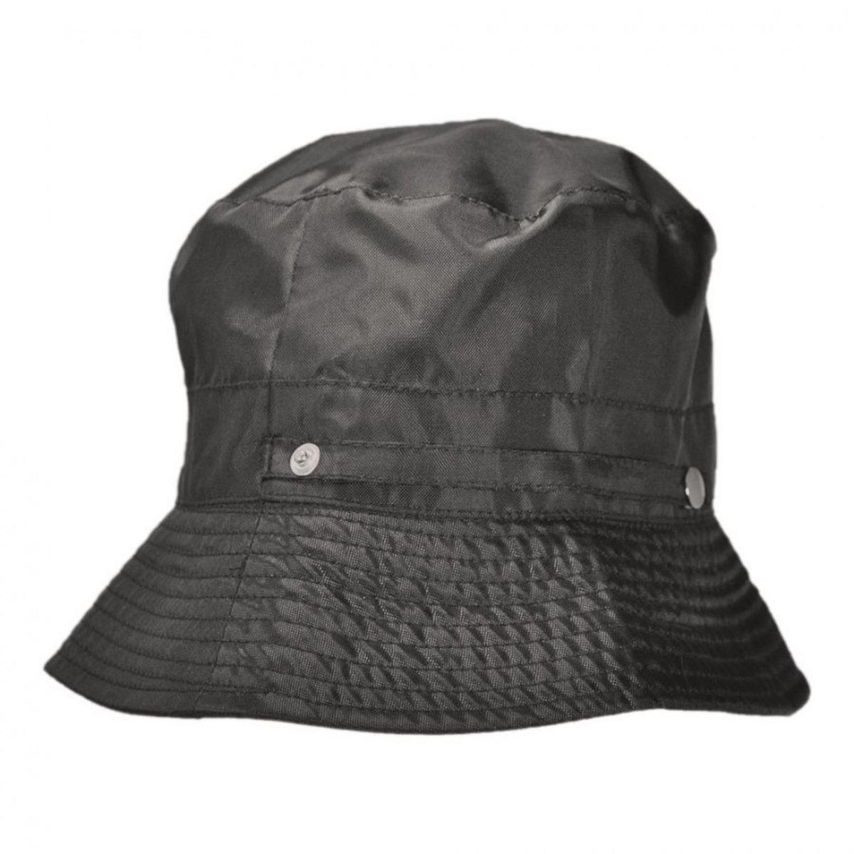 Jaxon Hats | Rollable Rain Bucket Hat | 186303 | lead | BLACK