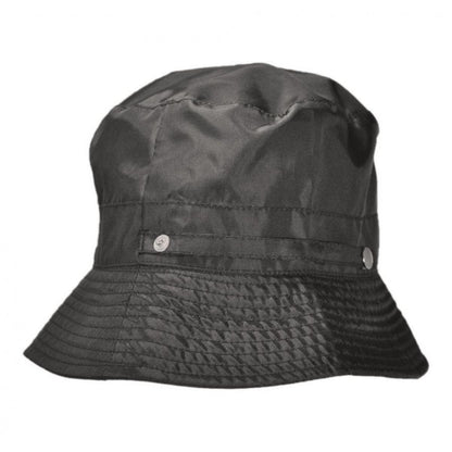 Jaxon Hats | Rollable Rain Bucket Hat | 186303 | lead | BLACK