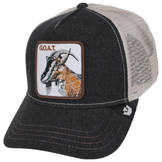 Goorin Bros | Goat Mesh Trucker Snapback Baseball Cap | 200427 | lead | DARK DENIM