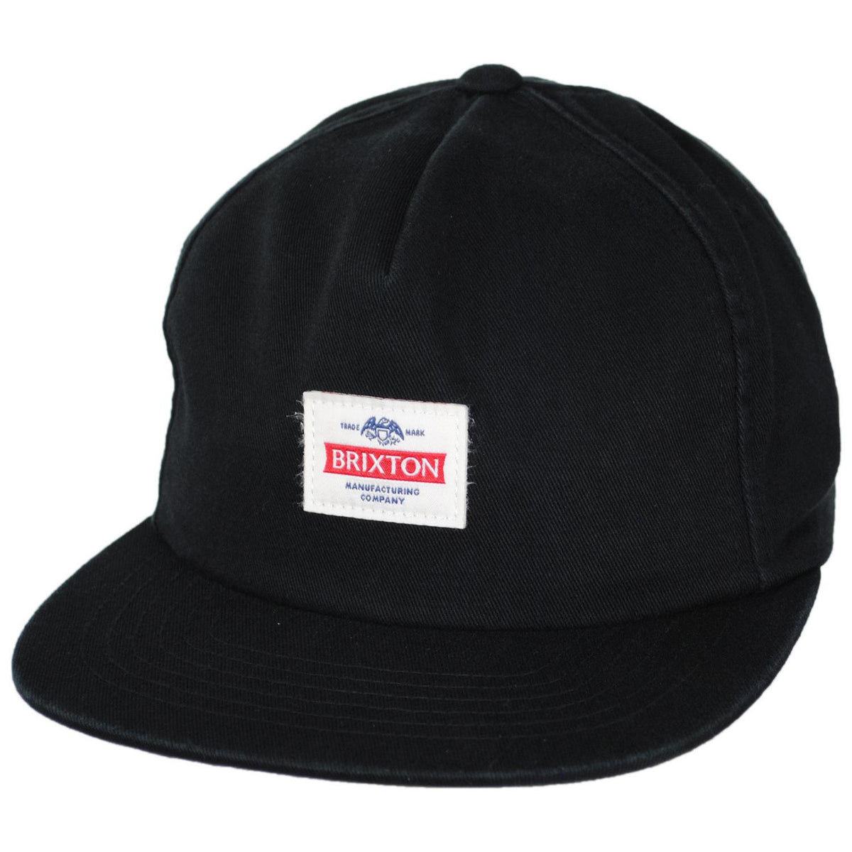 BRIXTON HATS | Trademark Cotton Snapback Baseball Cap | 201732 | lead | BLACK
