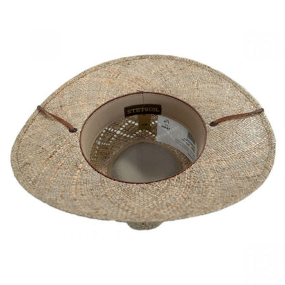 Stetson | Terrace Seagrass Straw Outback Hat | 126990 | under | WHEAT