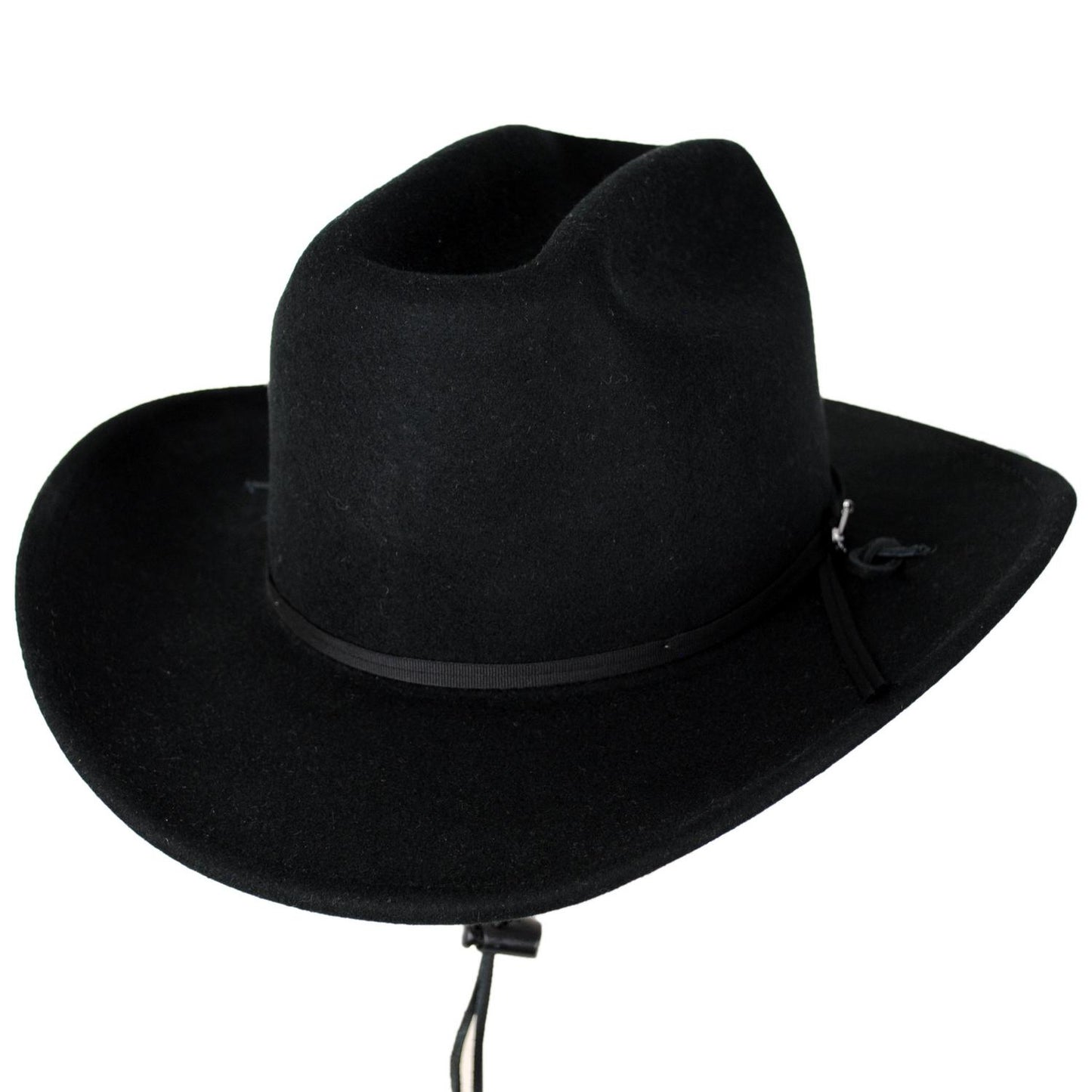 Stetson | Lakewood Crushable Wool Felt Western Hat | 130769 | lead | BLACK