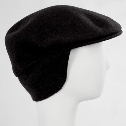 Kangol | Wool 504 Earflap Ivy Cap | 160816 | profiletwo | BLACK