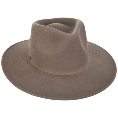 Scala | Kathrina Wool Felt Fedora Hat | 123442 | lead | MINK