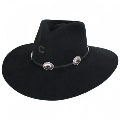 Charlie 1 Horse | Traveler Wool Felt Crossover Hat | 124986 | lead | BLACK