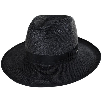 BRIXTON HATS | Reno Braided Toyo Straw Rancher Hat | 128343 | lead | BLACK
