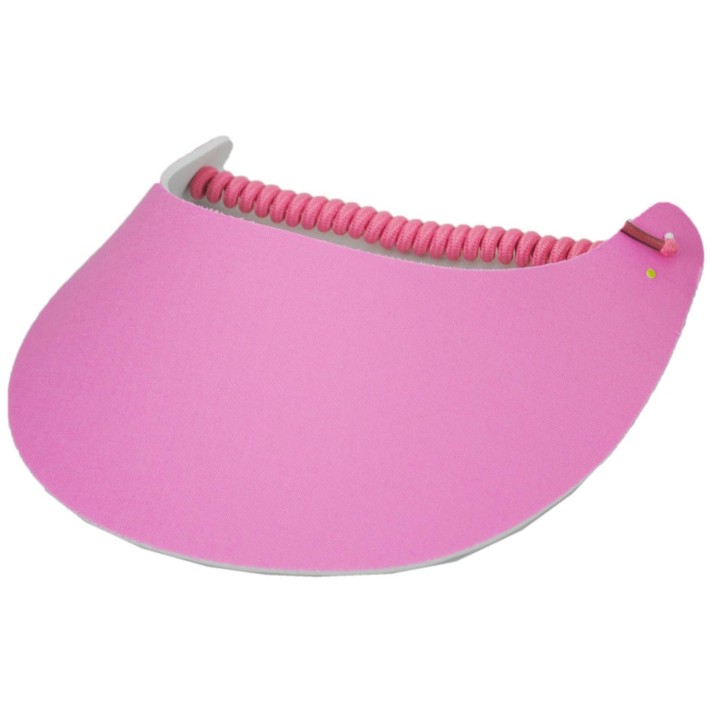 The Incredible Sunvisor | Springlace Solid Sunvisor | 196351 | lead | MED PINK