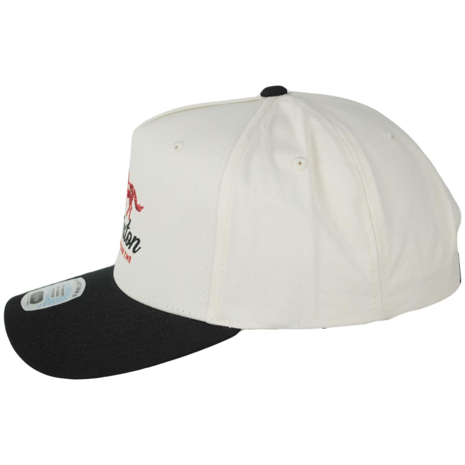 BRIXTON HATS | Good Times Cotton MP Snapback Baseball Cap | 201894 | profile | BLACK/WHITECAP