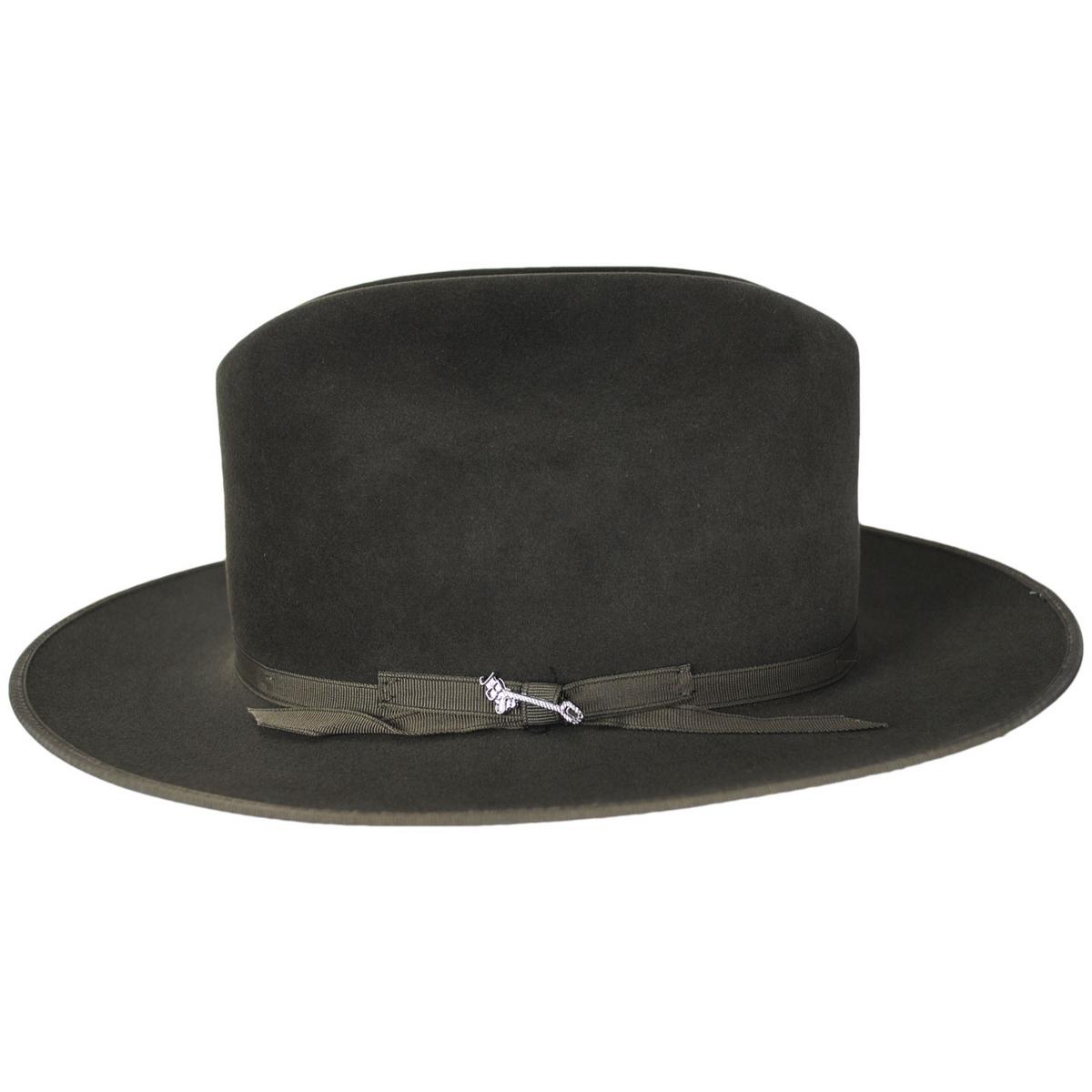 Stetson | Royal Deluxe Open Road Fur Felt Western Hat | 130750 | profile | SAGE