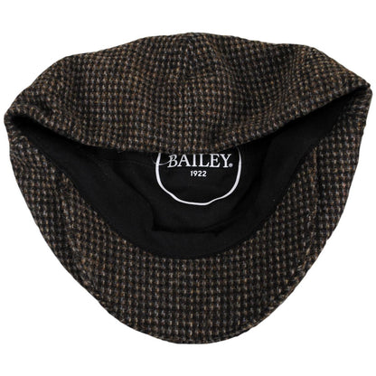 Bailey 1922 | Penner Wool Blend Check Ivy Cap | 167228 | under | BLACK SUB CHECK