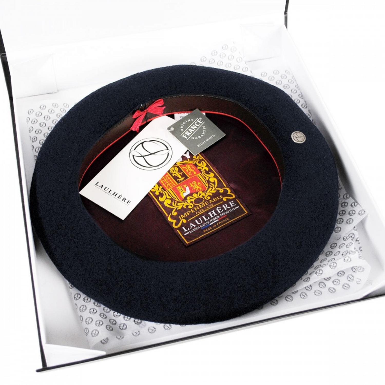Hoquy | Hoquy Wool Basque Beret | 151050 | under | MARINE