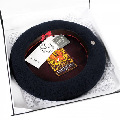 Hoquy | Hoquy Wool Basque Beret | 151050 | under | MARINE