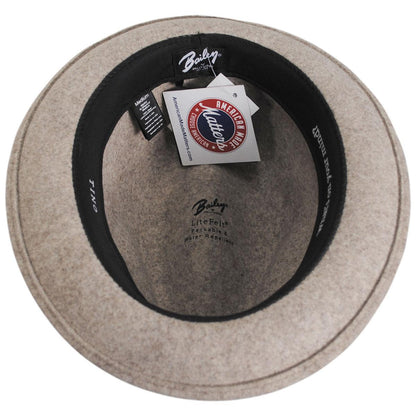 Bailey 1922 | Tino Wool LiteFelt Trilby Fedora Hat - Natural Mix | 130008FW22 | under | NATURAL MIX