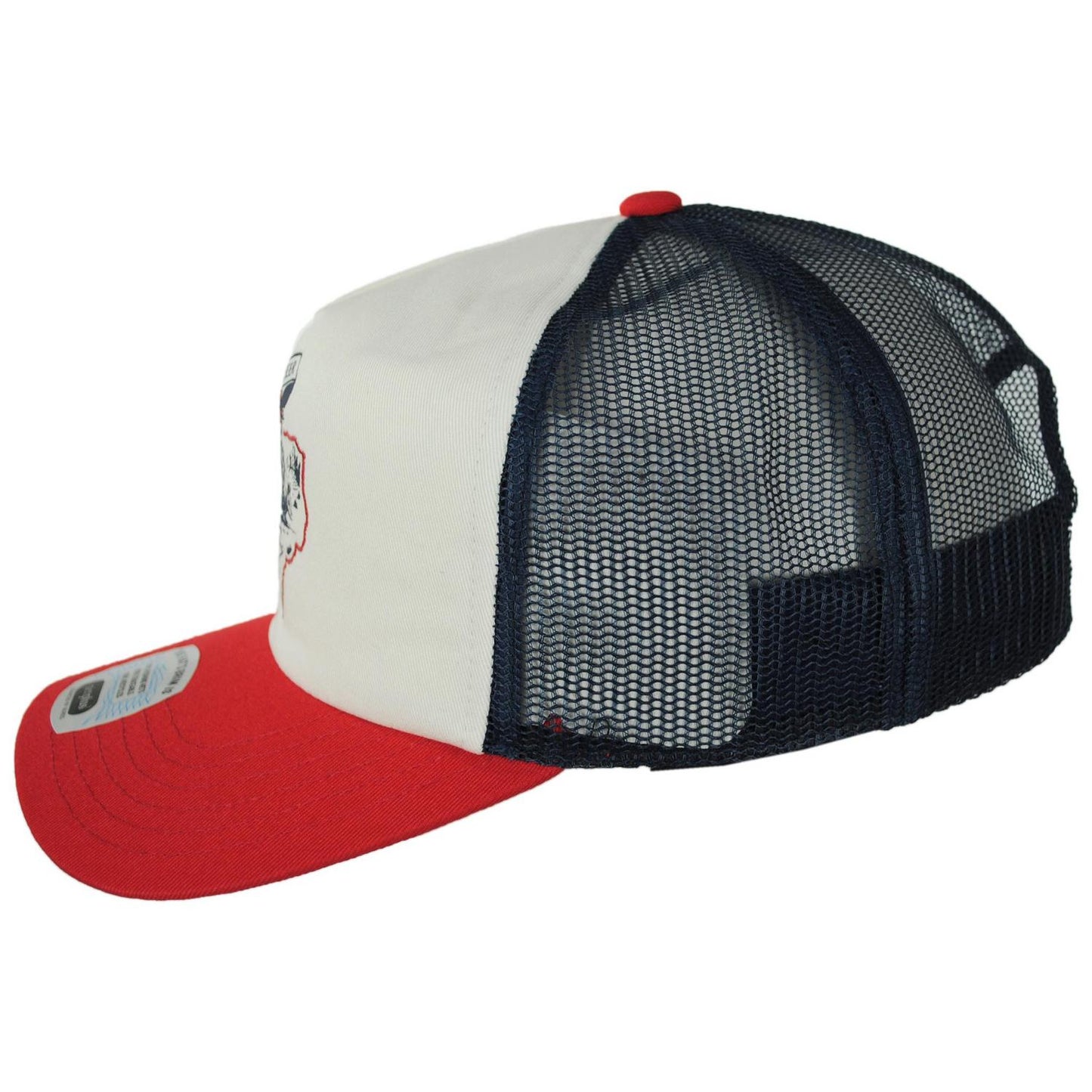 BRIXTON HATS | Lone Star x Brixton Mesh Trucker Snapback Baseball Cap | 201890 | profile | RED/WHITE/BLUE