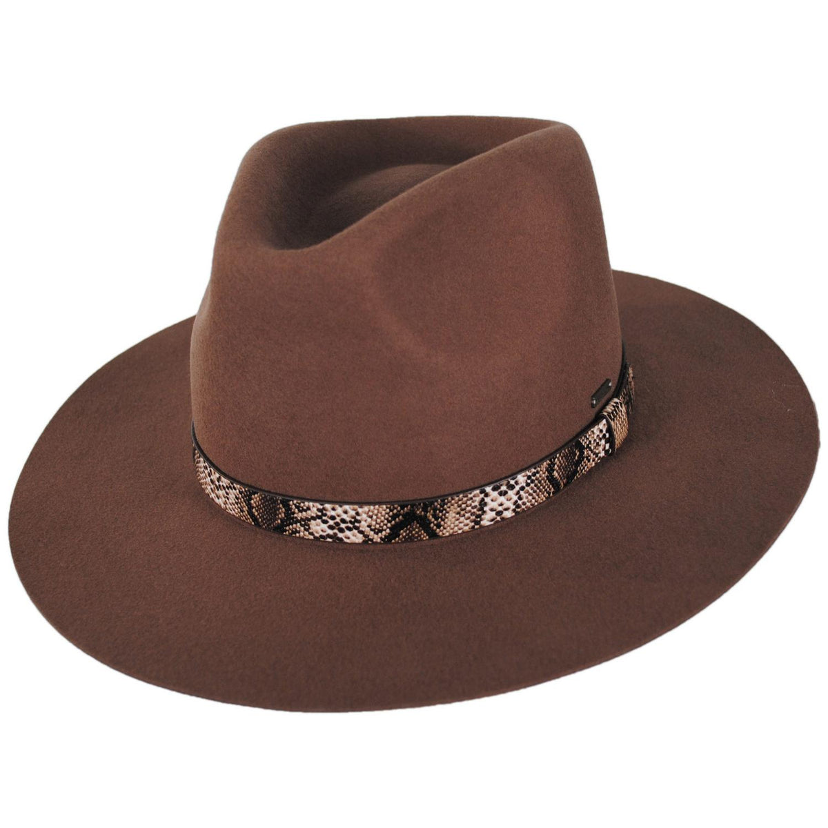 BRIXTON HATS | Sonoran Wool Felt Western Rancher Hat | 135676 | lead | BROWN