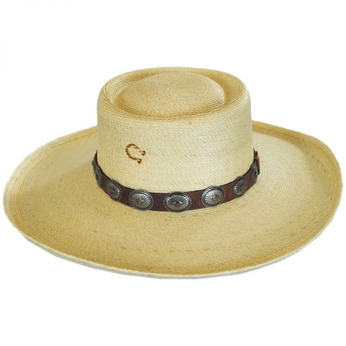 Charlie 1 Horse | High Desert Palm Leaf Straw Plantation Hat | 101651 | front | NATURAL