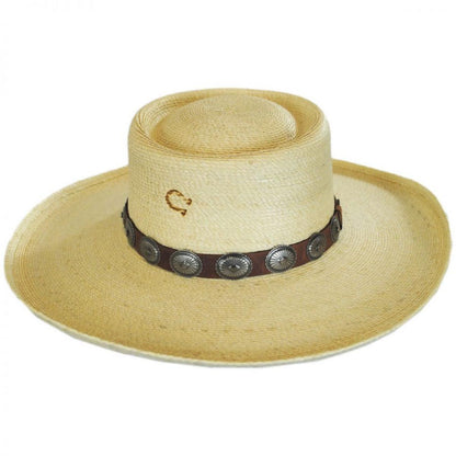 Charlie 1 Horse | High Desert Palm Leaf Straw Plantation Hat | 101651 | front | NATURAL