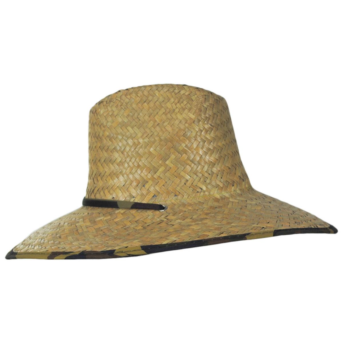 Peter Grimm | Kenny Camouflage Straw Lifeguard Hat | 127210 | profile | NATURAL