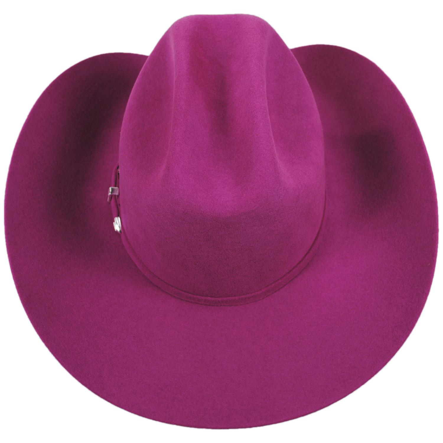 Bailey Western | Lightning Wool and Angora Felt Cowboy Hat - Fashion Colors | 130022 | top | MAGENTA HAZE