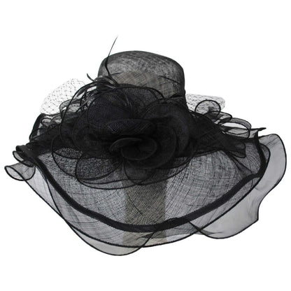 Something Special | Magnolia Sinamay Straw Swinger Hat | 121360 | lead | BLACK