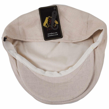 Jaxon Hats | Linen and Cotton Ivy Cap | 167732 | under | NATURAL