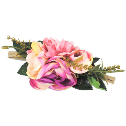 Jeanne Simmons | Edwina Fascinator Headband | 120769 | front | PINK