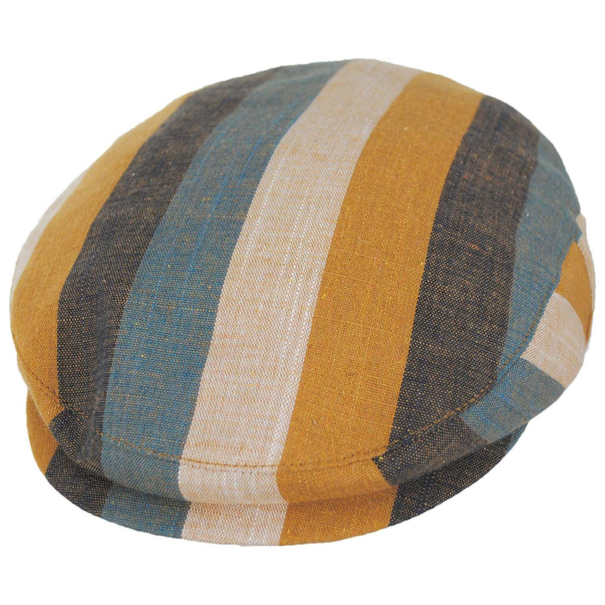 Bailey 1922 | Kit Stripe Cotton Ivy Cap | 167240 | lead | TAN MULTI