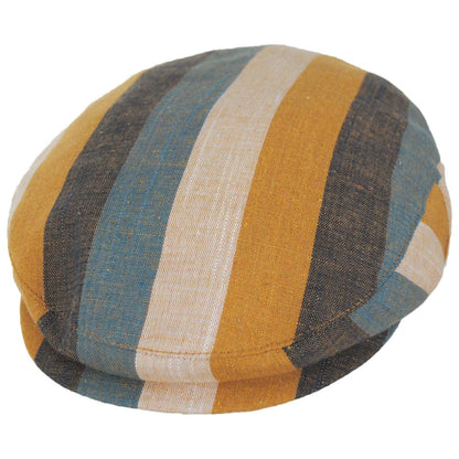Bailey 1922 | Kit Stripe Cotton Ivy Cap | 167240 | lead | TAN MULTI