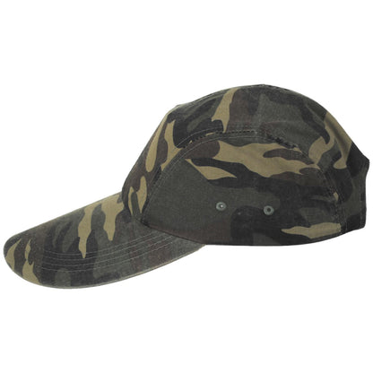 Village Hat Shop | VHS Long Bill Adjustable Baseball Cap | 222440 | profile | CAMOUFLAGE