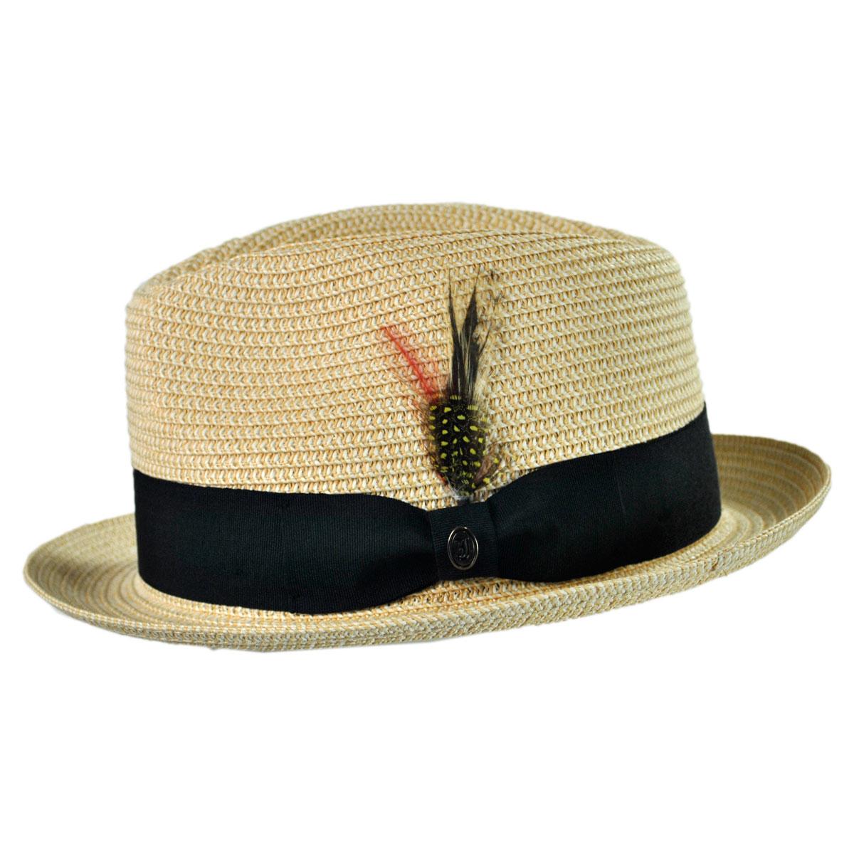 Wholesale Toyo Straw Braid Trilby Fedora Hat B2B Pre-Pack