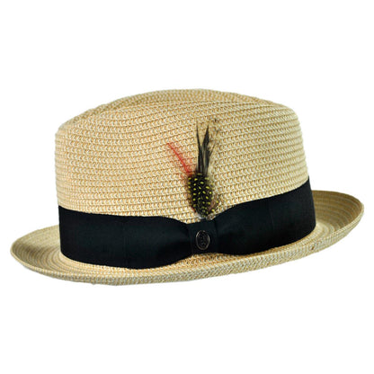Wholesale Toyo Straw Braid Trilby Fedora Hat B2B Pre-Pack