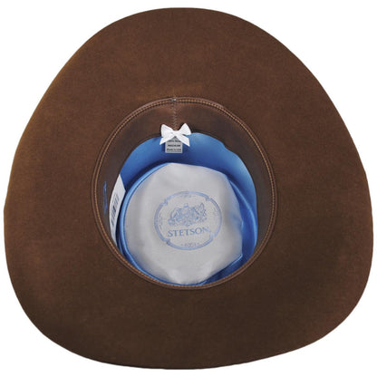 Stetson | Wild Bunch Wool Felt Gambler Hat | 130744 | under | COGNAC