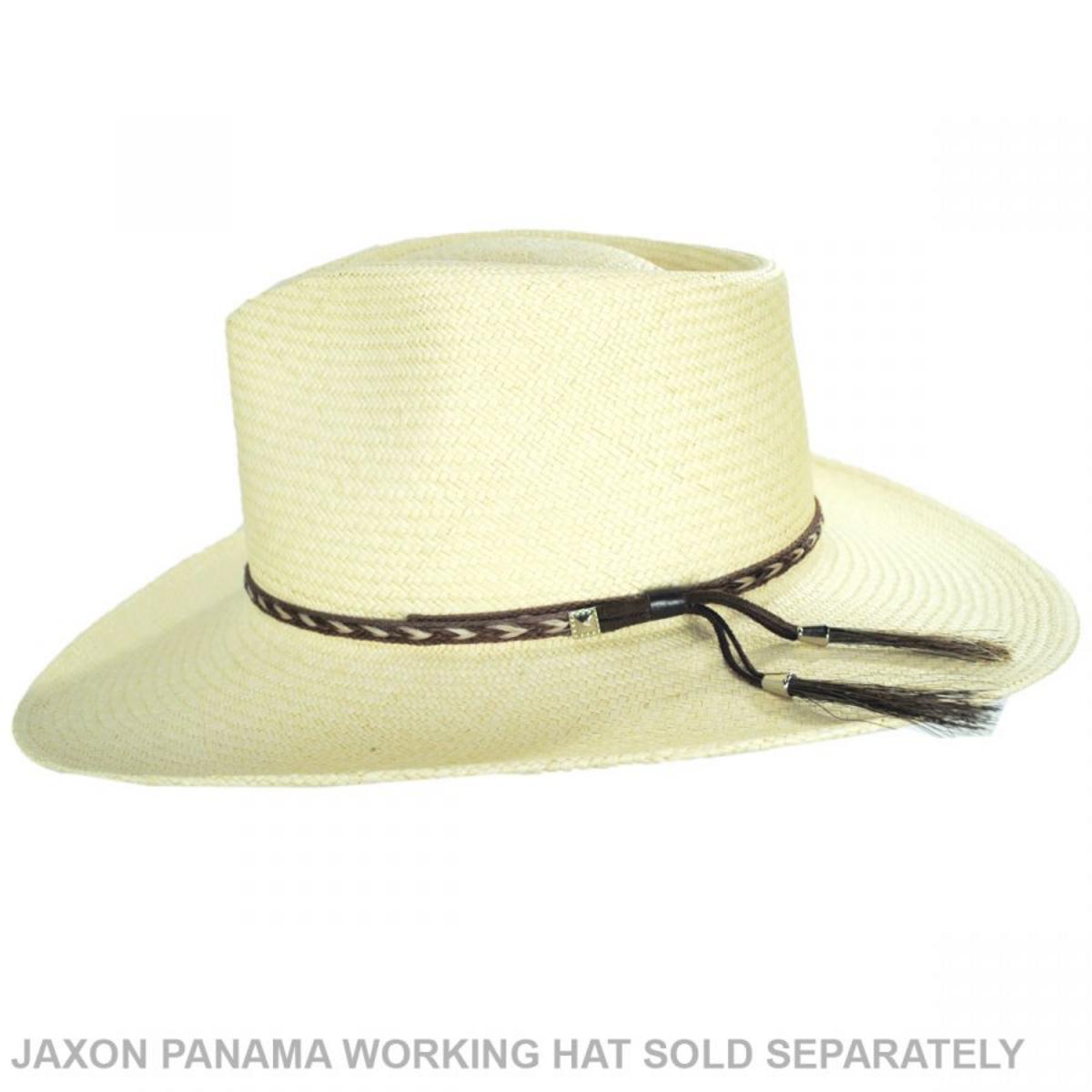 Kenny K | Vegan Leather and Horse Hair Hat Band | 602062 | profile | BROWN